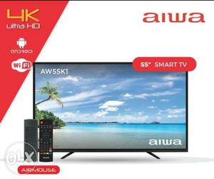 55"Smart/ Android brand new Aiwa led 2years replacement