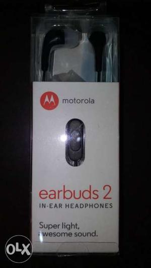 Brand new Motorola earphone in warranty bought