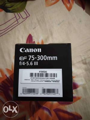 Canon  IS 3 For full frame and crop sensor