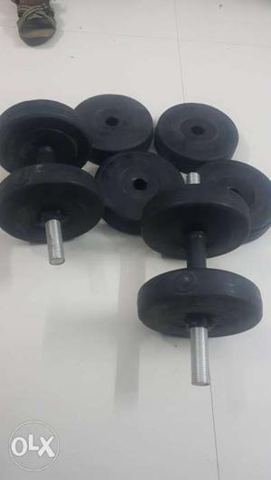 Dumbbells And Weight Plate Lot
