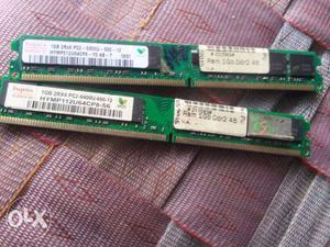Hynix korea 09 / Ram 1GB +1GB - DDR 2 4B