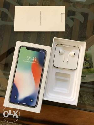 IPhone X 256 gb bil box all accessories available