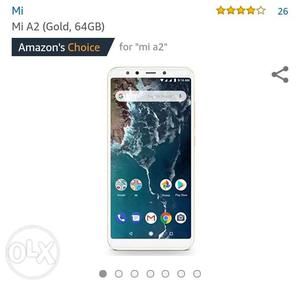 Mi A2 sealed pack available Contact - O