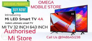 Mi TV Android 43 inch fresh 1year onsite warranty