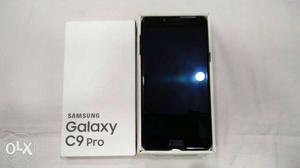 New condition Samsung Galaxy c9 pro black with 8 months