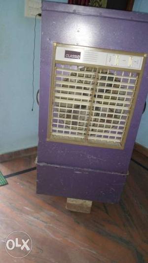 Purple And White Evaporative Cooler