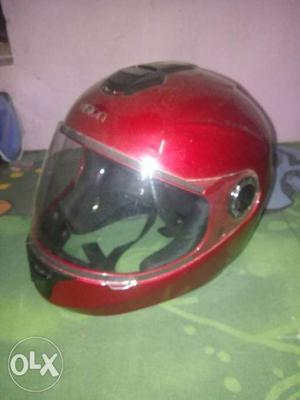 Red Crash Helmet