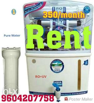 Rent Brand New Advanced RO+UV at just 350/- month