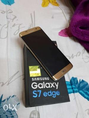 Samsung galaxy s7 edge 32gb gold colour out of