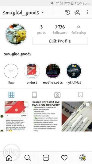 Smugled_goods Instagram id must check this id to