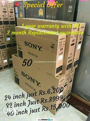 Sony 24 inch just Rs. Hundred only special Sunday..