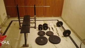 50 kg weight:  bench: inclined,