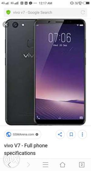 7months old Vivo V7 plus In new condition With