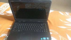 Black Laptop Computer With Keyboard