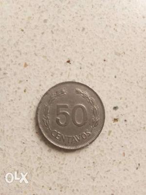 Brazil, 50 centavos, 