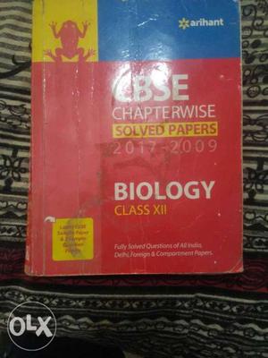 CBSE Chapterwise Solved Papers Biology Textbook