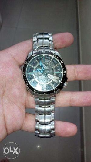 Casio Edifice Men Wrist watch.1year old no scratches,perfect