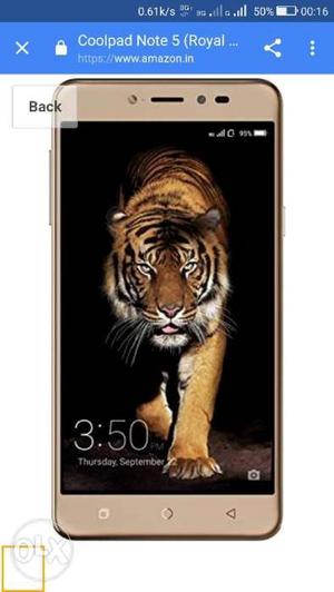 Coolpad note 5 32gb h 1year old koi dikkat nhi h