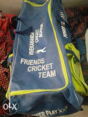Cricket kit with wheels to store all the