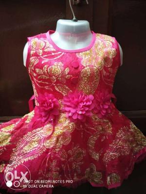 Fancy frock for 1 to 2 year girl