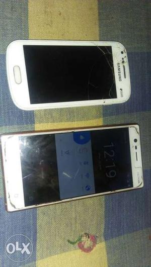 Nokia3 2gb ram 16gb+Samsung Galaxy trend dous gb ram