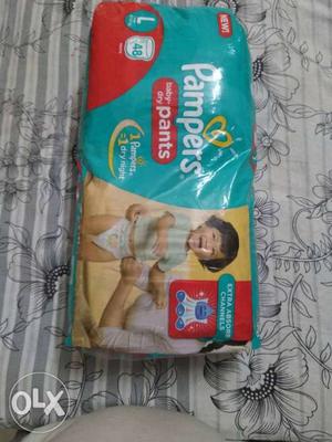 Pampers Diaper Pants Pack - Large size - 48pcs - MRP Rs.749