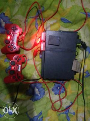 Ps2 in good condition with 2 controllers and 8 mb