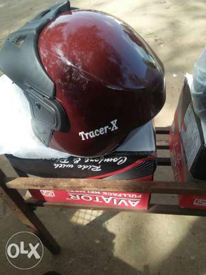 Red And Black Tracer-X Helmet With Box