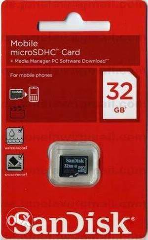 Sandisk 32Gb Memory Card... Don't used..As like