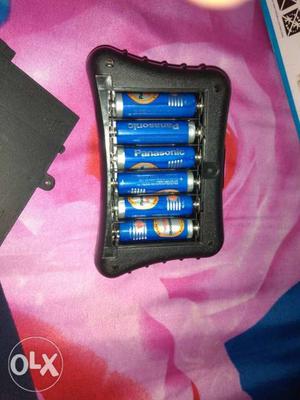 Sev Eral Blue Panasonic Batteries