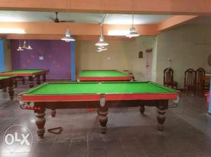 Snooker table old and new available call me