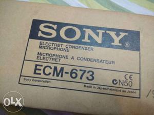 Sony Ecm-673 Electret Condenser Microphone