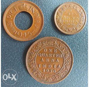 Three Coins 19th Century