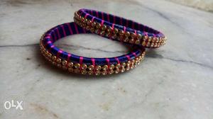 Two Purple Bracelets