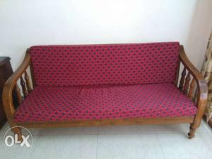 100% pure teak wood 3 seater + 1 seater + 1 seater with