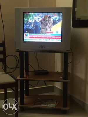 21" CRT TV with stand in good condition