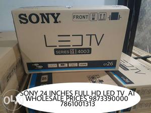 24inch HD Sony panel LED TV With 1 Year Warranty at Lowest