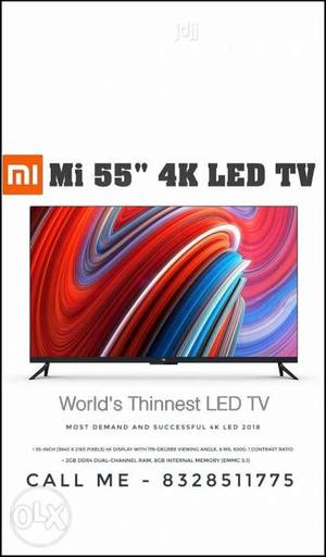 55'' MI LED TV SEALEDBOX- AvailableNow- CallMe 