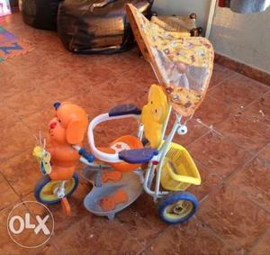 Baby's Orange And Yellow Trike