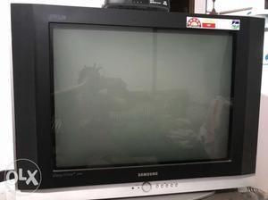 Black And Gray Sony CRT TV