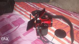 Black And Red DSLR Camera