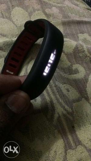 Black and red under armour Fitbit