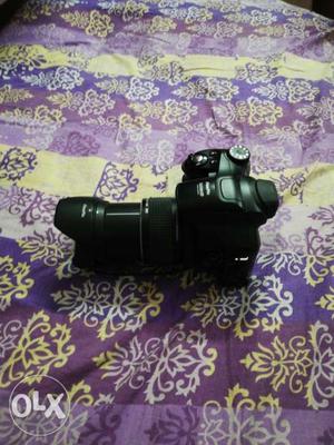 Black fujifilm DSLR Camera With Lens