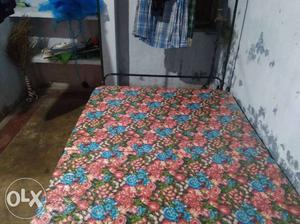 Blue, Red, And Green Floral Bed Mattress