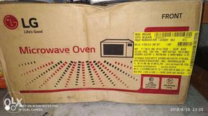 Brown LG Microwave Oven Box
