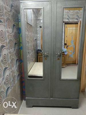 Brown thick sheet Cabinet With Mirror