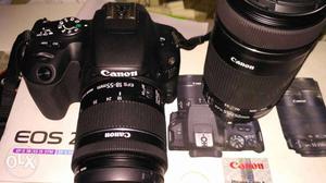 Canon 200 d with 2 lens