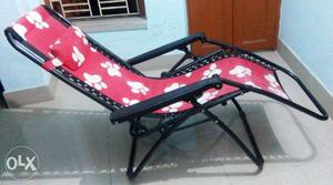 Comfortable Folding Easy chair Made of Metal & Cloth.5
