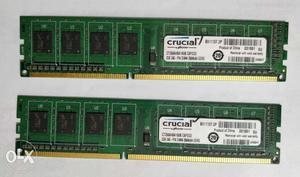 Crucial 2GB x 2 DDR3 RAM