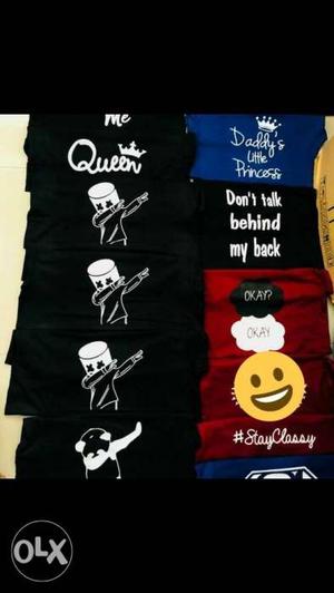 Customized t-shirts only at 370/- order now